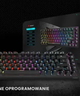 Savio Keyboard Phenix ABS червен Savio