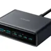 Anker зарядно GeNPrime 200W GaN 4xUSB-C 2xUSB-A черен