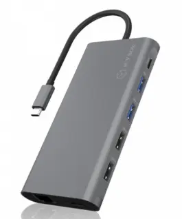 Alternative view of IcyBox ICY BOX IB-DK4050-CPD 12in1