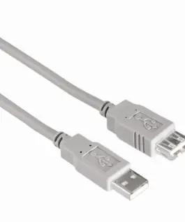 Удължителен кабел HAMA USB-A женско - USB-A мъжко 1.5 м булк