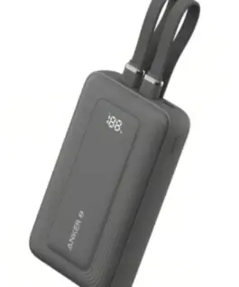 Anker външна батерия 10k mAh 30W кабел C/Lightning 1USB-C 1USB-A C