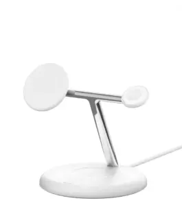 Belkin Boost Charge Pro 3-in-1 Qi2 15W бял adjustabl