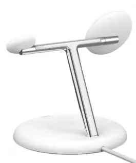 Belkin Boost Charge Pro 3-in-1 Qi2 15W бял adjustabl