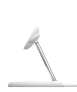 Belkin Boost Charge Pro 3-in-1 Qi2 15W бял adjustabl