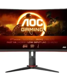 AOC Monitor C27G2Z3 27 inches Curved Fast VA 280Hz HDMIx2 DP HAS
