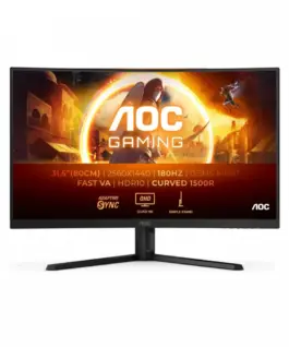 AOC Monitor CQ32G4VE 31.5 inch Fast VA Curved 180Hz HDMIx2 DP