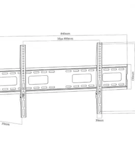 Alternative view of Maclean TV Wall mount 43-120 120kg MC-420