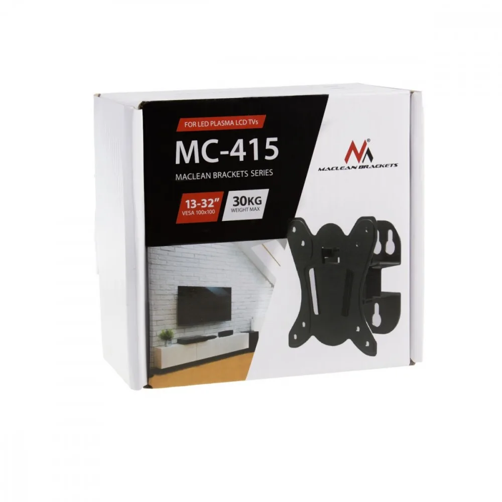 Maclean TV WAll Mount 13-32 30kg MC-415 VESA100x100 - Image 3