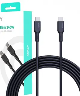 AUKEY CB-SCC241 Circlet Blink Silicone USB C - USB C | 1m | 5A | 240 W PD | 20V