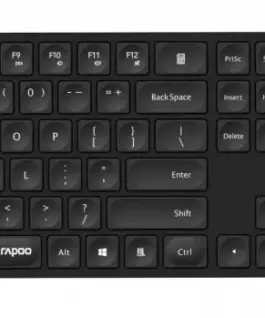 Alternative view of RAPOO 8020M wireless multimode deskset черен