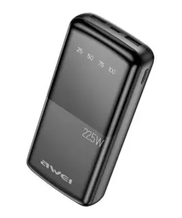 AWEI външна батерия 20000mAh P13K 225W 2xUSB + USB-C