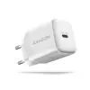 AXAGON ACU-PD20W PD&PQ wall ch arger 20W 1x port бял