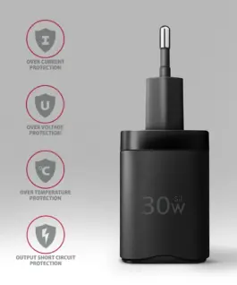 AXAGON ACU-PD30 PD&QC wall cha rger 30W 1x port USB-C