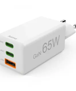 Hama mini зарядно 2xUSB-C + 1xA