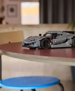 Alternative view of LEGO Koenigsegg Jesko Absolut сив Hypercar