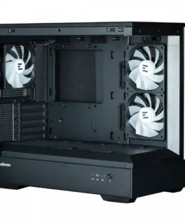 Zalman кутия P30 V2 MicroATX Mini Tower 3 FansRGB черен