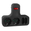 Maclean Thief splitter 4 socket MCE224G