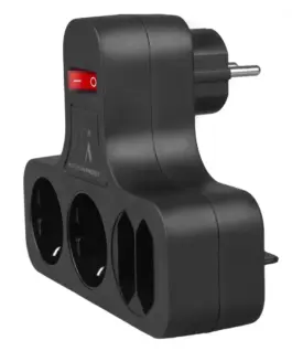 Maclean Thief splitter 4 socket MCE224G