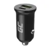 Green Cell зарядно за кола PowerRide Nano38 38W 6A 1xUSB-C1xUSB-A