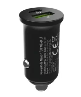 Green Cell зарядно за кола PowerRide Nano38 38W 6A 1xUSB-C