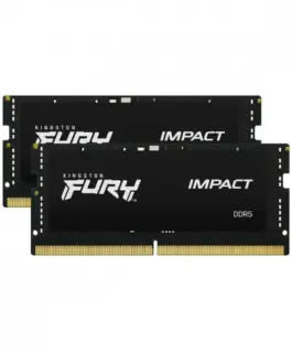Kingston памет DDR5 SODIMM Fury Impact 16GB(2 8GB)/4800 CL38