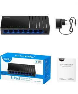 Alternative view of Cudy Switch GS108D 8xGE