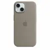 Apple Silicone case with MagSafe for iPhone 15 - clay