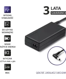 Qoltec AC адаптер for Samsung 42W 14V 3A 6.5*4.4 + power кабел