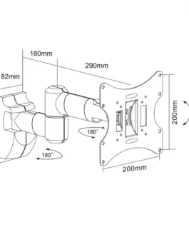 Maclean MC-503B LCD Bracket