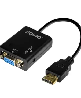 Alternative view of Savio HDMI-VGA адаптер AK-76 with audio