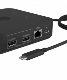 Alternative view of IcyBox ICY BOX IB-DK4090-C 12in1, 3x HDMI,LAN,USB