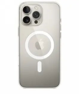 Alternative view of Apple Clear case with MagSafe for iPhone 16 Pro Max