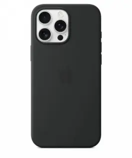 Apple Silicone case with MagSafe for iPhone 16 Pro Max – черен