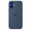 Apple Silicone case with MagSafe for iPhone 16 Plus - denim