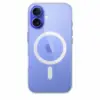 Apple Silicone case with MagSafe for iPhone 16 Plus - черен