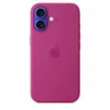 Apple Silicone case with MagSafe for iPhone 16 - vivid розов