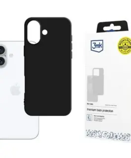 3MK Matt Case iPhone 16 61 черен