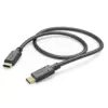 Hama кабел usb-c-usb-c черен