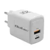 Qoltec GaN 20W зарядно5V 20V 1.5A 3A1xUSB C PD1xUS