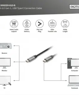 Digitus кабел за връзка DB-300220-010-S