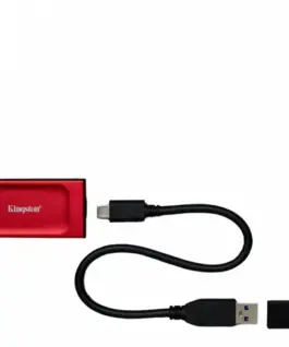 Kingston SSD XS1000R 1TB USB3.2 Gen2.2 External червен