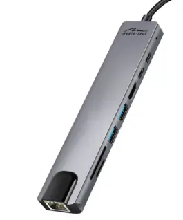 Media-Tech DOCKING STATION 8 IN 1 GIGA LAN HUB MT5046