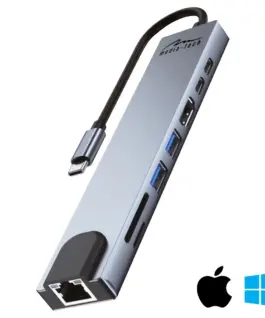Media-Tech DOCKING STATION 8 IN 1 GIGA LAN HUB MT5046