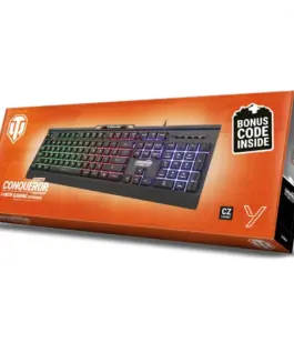 YENKEE Metal клавиатура for Gamers COMQUEROR dynamic backlight – limited edition World Of