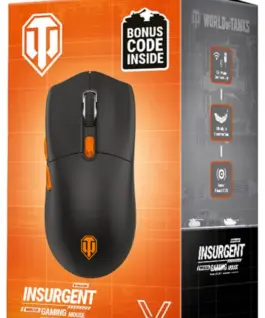 YENKEE Wireless мишка for Gamers INSURGENT WT300 Sencor Pixart 3325 ultralight – limited edition WORLD OF