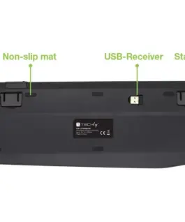 Techly Wireless BT клавиатура 2.4GHz USB