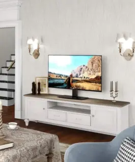 Alternative view of Techly TV stand 32-65 inches TV base 45kg черен