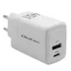 Qoltec GaN 45W зарядно 5V 20V 1.5A 3A1xUSB C PD1xUS