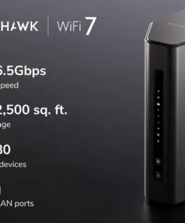 Alternative view of Netgear Router WiFi 7 BE6500 RS200