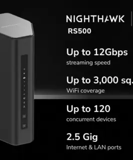 Alternative view of Netgear Router WiFi 7 BE12000 RS500